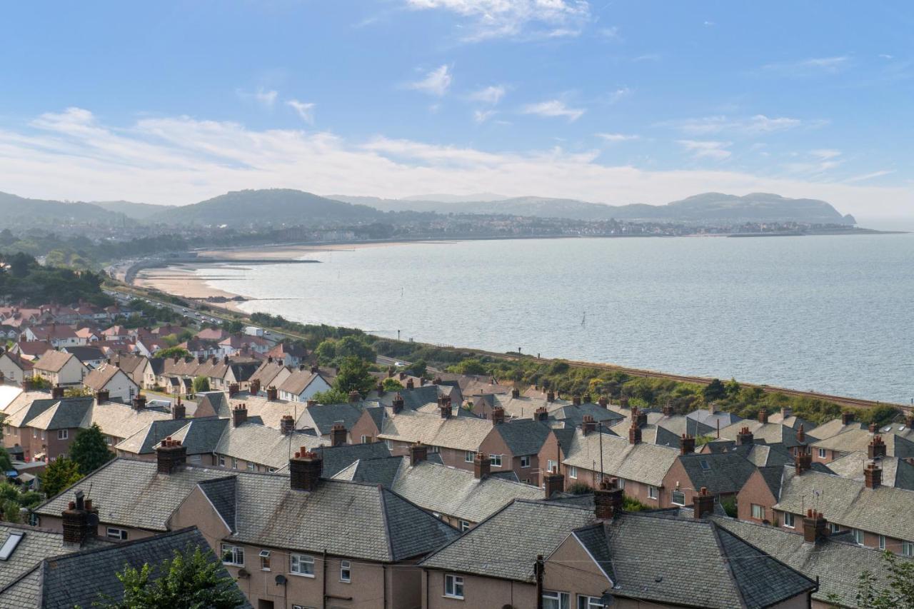 Villa Windy Ridge Terrace With Beautiful Sea Views, North Wales Coast Old Colwyn Esterno foto